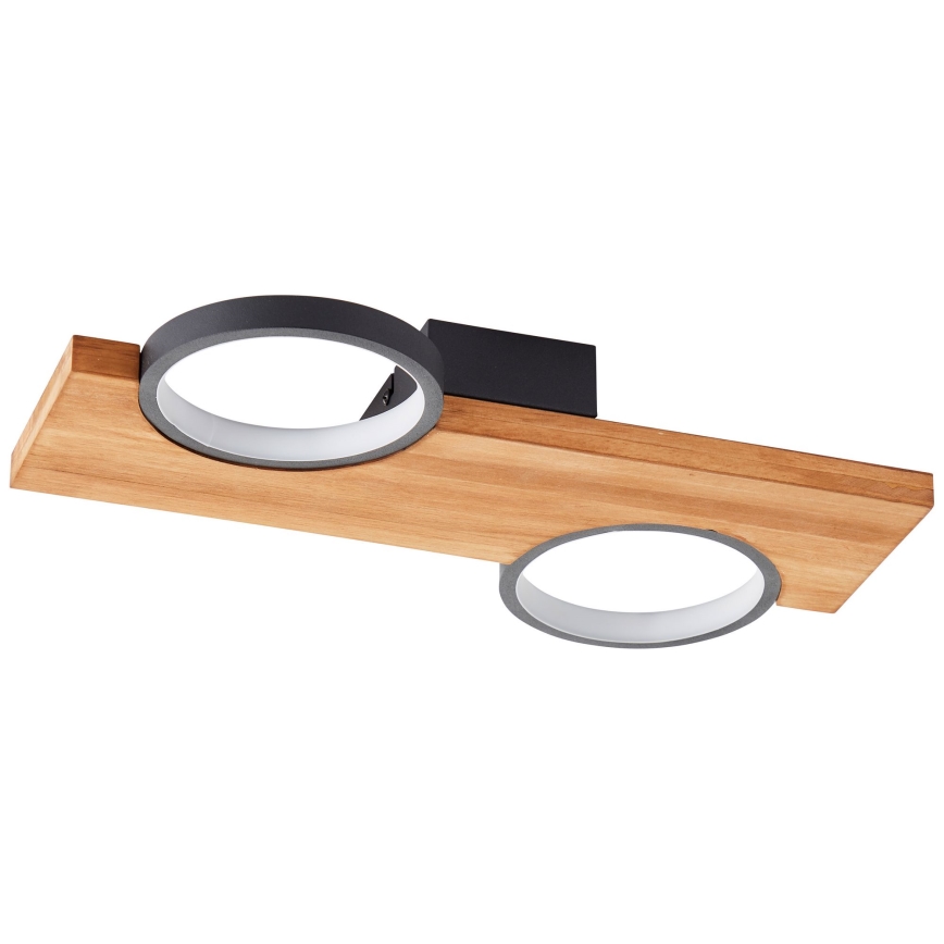 Brilliant - Plafoniera LED CHEESY LED/14W/230V pino - FSC certificato