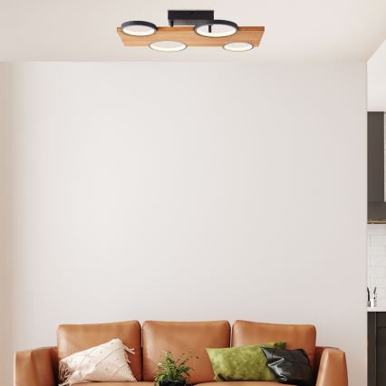 Brilliant - Plafoniera LED CHEESY LED/28W/230V pino - FSC certificato