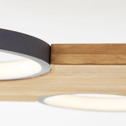 Brilliant - Plafoniera LED CHEESY LED/28W/230V pino - FSC certificato