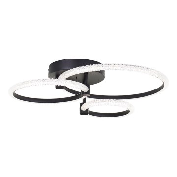 Brilliant - Plafoniera LED dimmerabile AYDIN LED/34W/230V 3000-6500K nera + telecomando