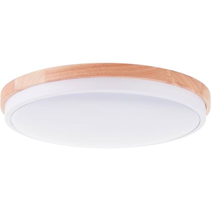 Brilliant - Plafoniera LED dimmerabile BAARLO LED/24W/230V diametro 35 cm bianco/gomma fig - FSC certificato
