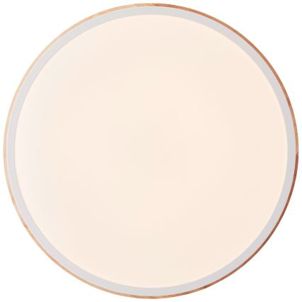 Brilliant - Plafoniera LED dimmerabile BAARLO LED/24W/230V diametro 35 cm bianco/gomma fig - FSC certificato