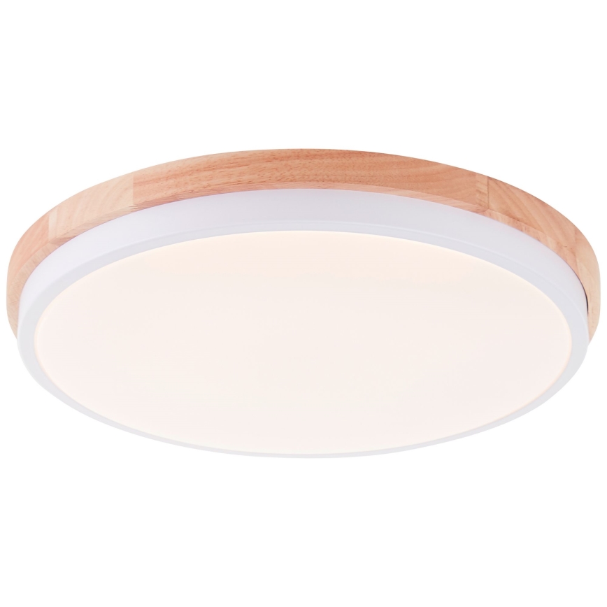 Brilliant - Plafoniera LED dimmerabile BAARLO LED/24W/230V diametro 35 cm bianco/gomma fig - FSC certificato