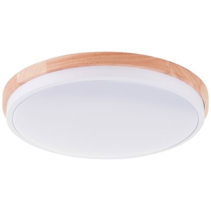 Brilliant - Plafoniera LED dimmerabile BAARLO LED/24W/230V diametro 35 cm bianco/gomma fig - FSC certificato