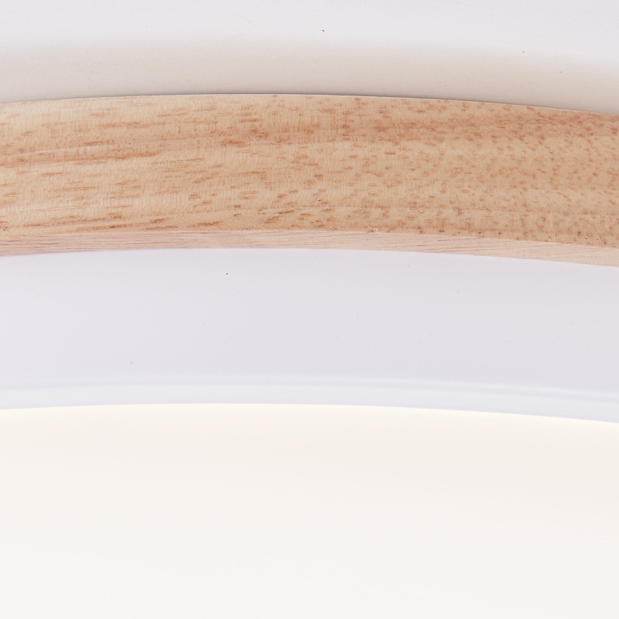 Brilliant - Plafoniera LED dimmerabile BAARLO LED/24W/230V diametro 35 cm bianco/gomma fig - FSC certificato