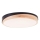 Brilliant - Plafoniera LED dimmerabile BAARLO LED/24W/230V diametro 35 cm nero/gomma fig - FSC certificato