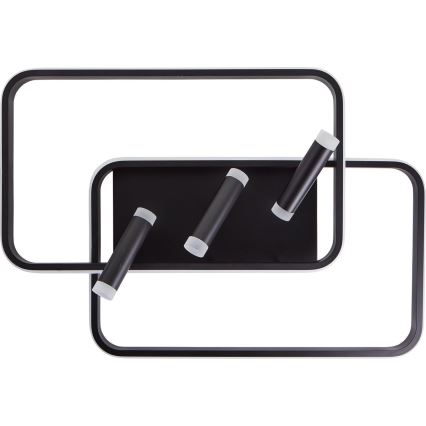 Brilliant - Plafoniera LED dimmerabile DALIDA LED/54W/230V 3000-6500K 45,2x66 cm nero + telecomando