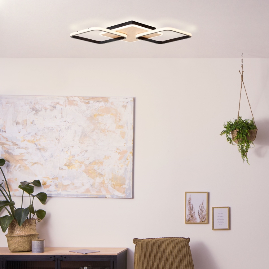 Brilliant - Plafoniera LED dimmerabile DENNET LED/40W/230V 3000K 62x62 cm