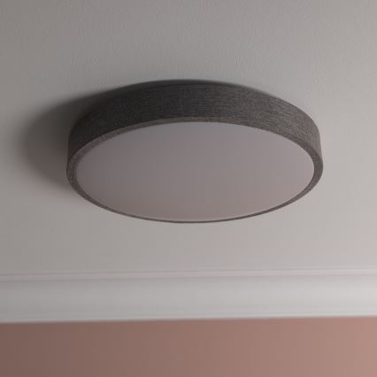 Brilliant - Plafoniera LED dimmerabile FILIZ LED/24W/230V diametro 38,5 cm grigio