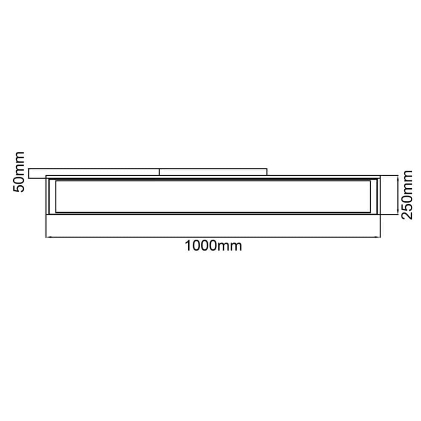 Brilliant - Plafoniera LED dimmerabile FLAT LED/32W/230V 2700-6500K + telecomando