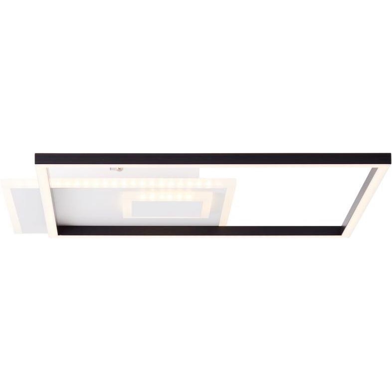 Brilliant - Plafoniera LED dimmerabile IORGO LED/40W/230V 3000K 43,5x43,5 cm bianco/nero