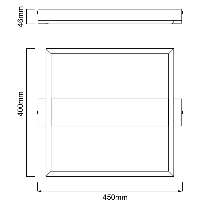 Brilliant - Plafoniera LED dimmerabile LONEOS LED/24W/230V 3000K 45x40 cm - FSC certificato