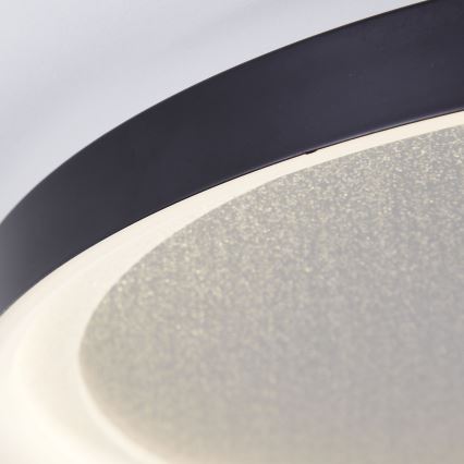 Brilliant - Plafoniera LED dimmerabile QUITO LED/30W/230V 3000K diametro 42 cm nero