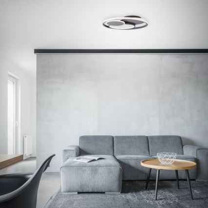 Brilliant - Plafoniera LED dimmerabile RUNDA LED/50W/230V 3000-6500K nero + telecomando