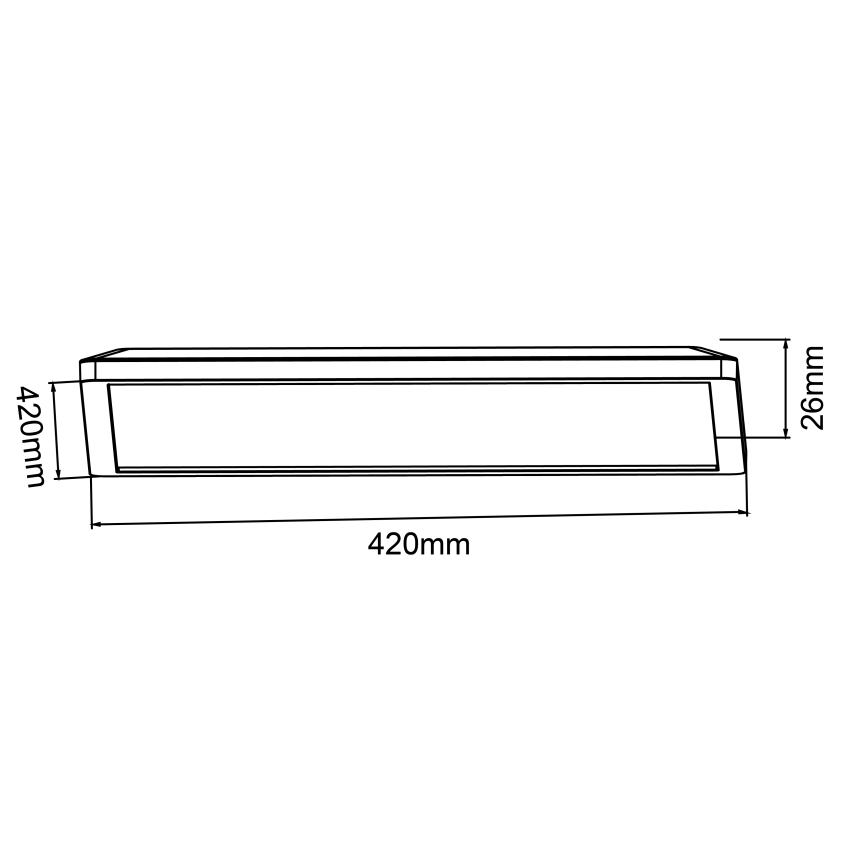 Brilliant - Plafoniera LED dimmerabile SORELL LED/24/230V 3000-6500K 42x42 cm bianca + telecomando