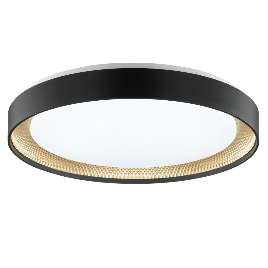 Brilliant - LED Lampada da soffitto dimmerabile WALDO LED/36W/230V 3000-6500K Ø 48,5 cm nero/oro + telecomando