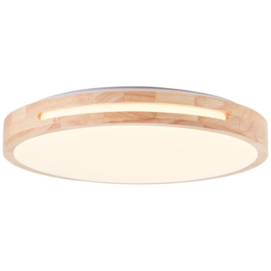 Brilliant - Plafoniera LED dimmerabile WOODBURY LED/24W/230V diametro 39 cm gomma fig - FSC certificato