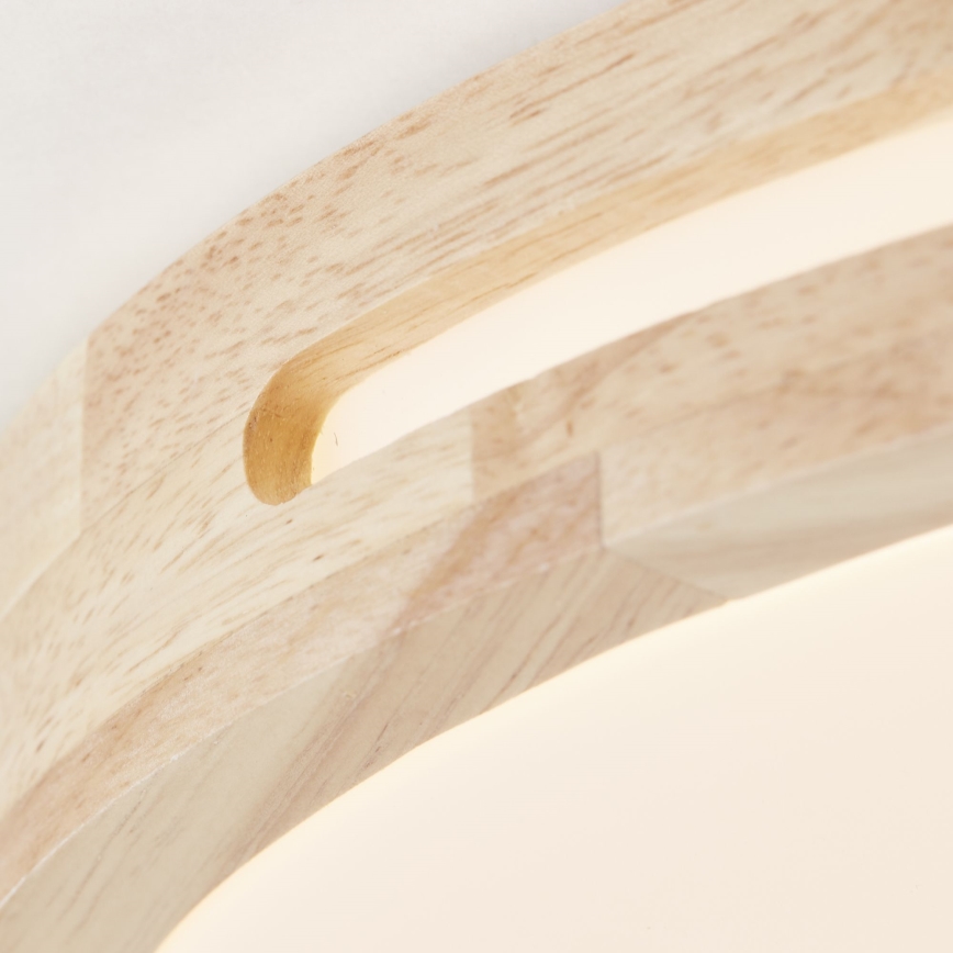 Brilliant - Plafoniera LED dimmerabile WOODBURY LED/24W/230V diametro 39 cm gomma fig - FSC certificato