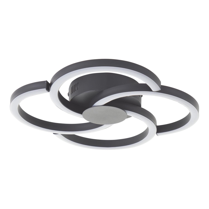 Brilliant - Plafoniera LED FICO LED/22W/230V diametro 34 cm nero