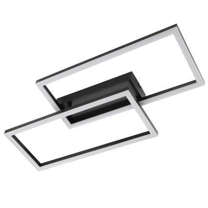 Brilliant - Plafoniera LED JORVIC LED/21W/230V 29x60 cm nera