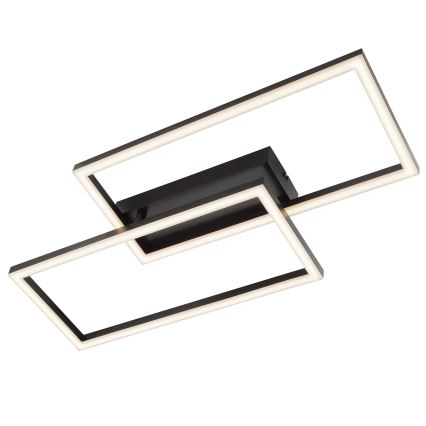 Brilliant - Plafoniera LED JORVIC LED/21W/230V 29x60 cm nera