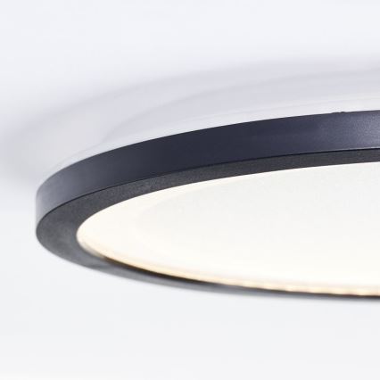 Brilliant - Plafoniera LED MOSAKO LED/16W/230V 3000K diametro 25 cm nero
