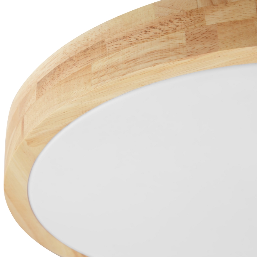 Brilliant - Plafoniera LED per bagno MOREEN LED/18W/230V 2700/4000/6500K Ø 34 cm IP44 legno di gomma