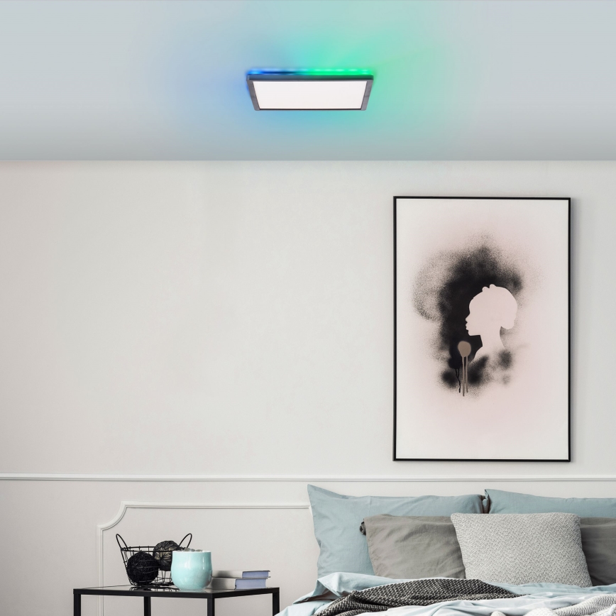 Brilliant - Plafoniera dimmerabile RGBW SALTERY LED/20W/230V 3000-6500 + telecomando
