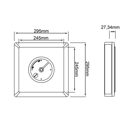 Brilliant - Plafoniera dimmerabile RGBW SALTERY LED/20W/230V 3000-6500 + telecomando
