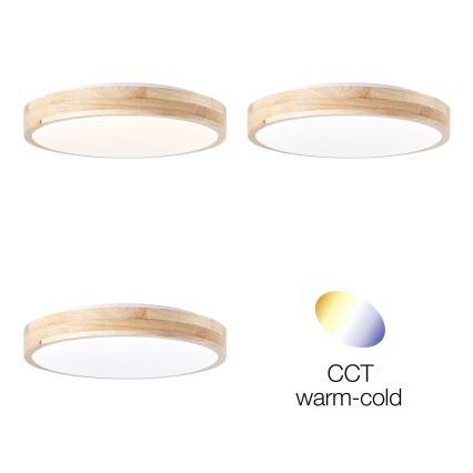 Brilliant - Plafoniera LED SLIMLINE LED/14W/230V 3000/4000K gomma fig - FSC certificato