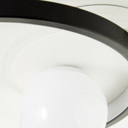 Brilliant - Plafonnier à intensité variable ATLANTA LED/24W/230V noir/blanc