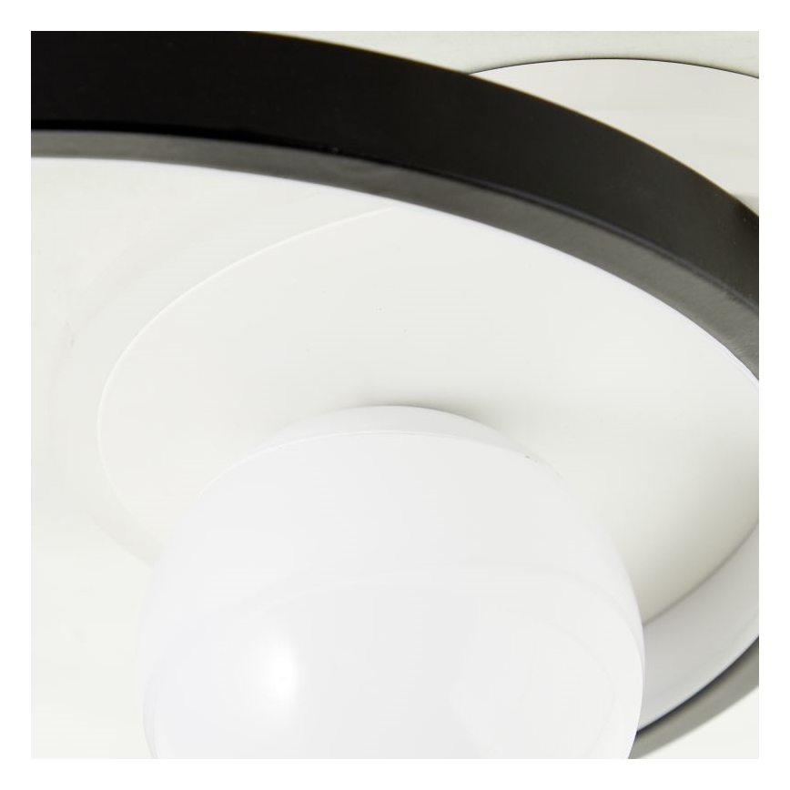 Brilliant - Plafonnier à intensité variable ATLANTA LED/24W/230V noir/blanc