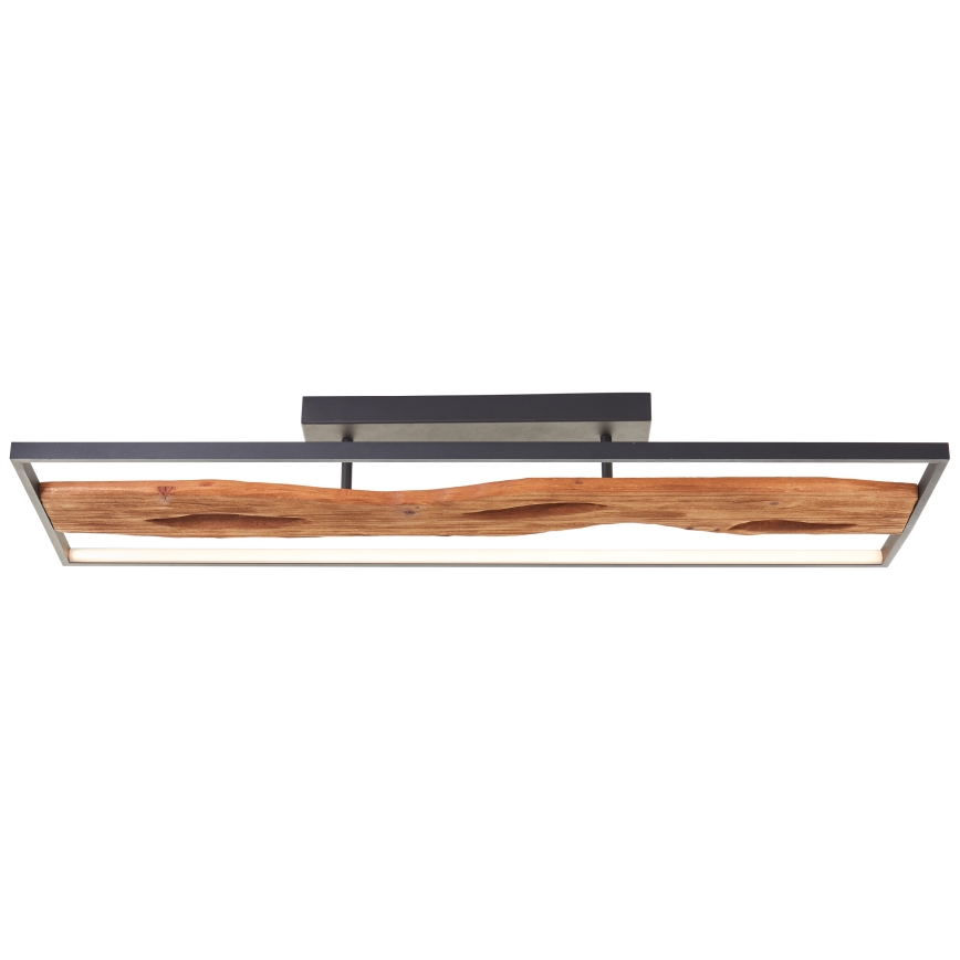 Brilliant - Plafonnier à intensité variable CHAUMONT LED/48W/230V figuier caoutchouc - FSC certifié
