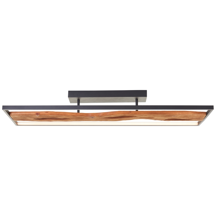 Brilliant - Plafonnier à intensité variable CHAUMONT LED/48W/230V figuier caoutchouc - FSC certifié