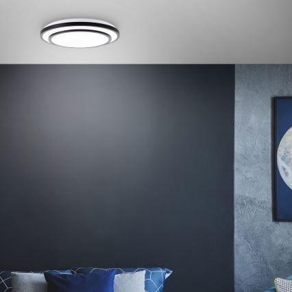 Brilliant - Plafonnier à intensité variable LUCIANO LED/40W/230V 3000-6500K + Télécommande