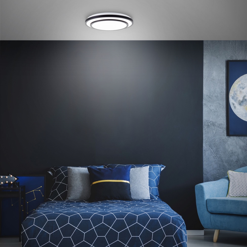 Brilliant - Plafonnier à intensité variable LUCIANO LED/40W/230V 3000-6500K + Télécommande