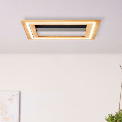 Brilliant - Plafonnier à intensité variable RHEA LED/24W/230V 3000K 45x45 cm - FSC certifié