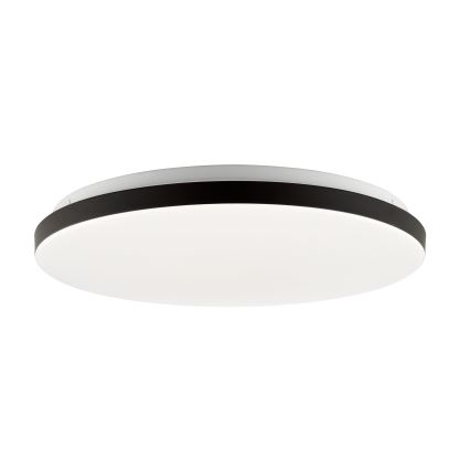 Brilliant - Plafonnier LED RGBW dimmable LIVIO LED/20W/230V 3000-6500K Ø 38,5 cm noir + télécommande