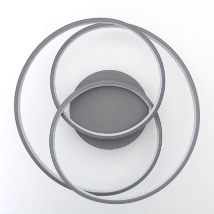 Brilliant - Plafonnier LABYRINTH LED/40W/230V d. 39,5 cm gris