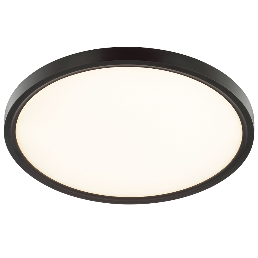 Brilliant - Plafonnier LED avec capteur de mouvement et capteur crépusculaire GALO LED/26W/230V Ø 40 cm noir