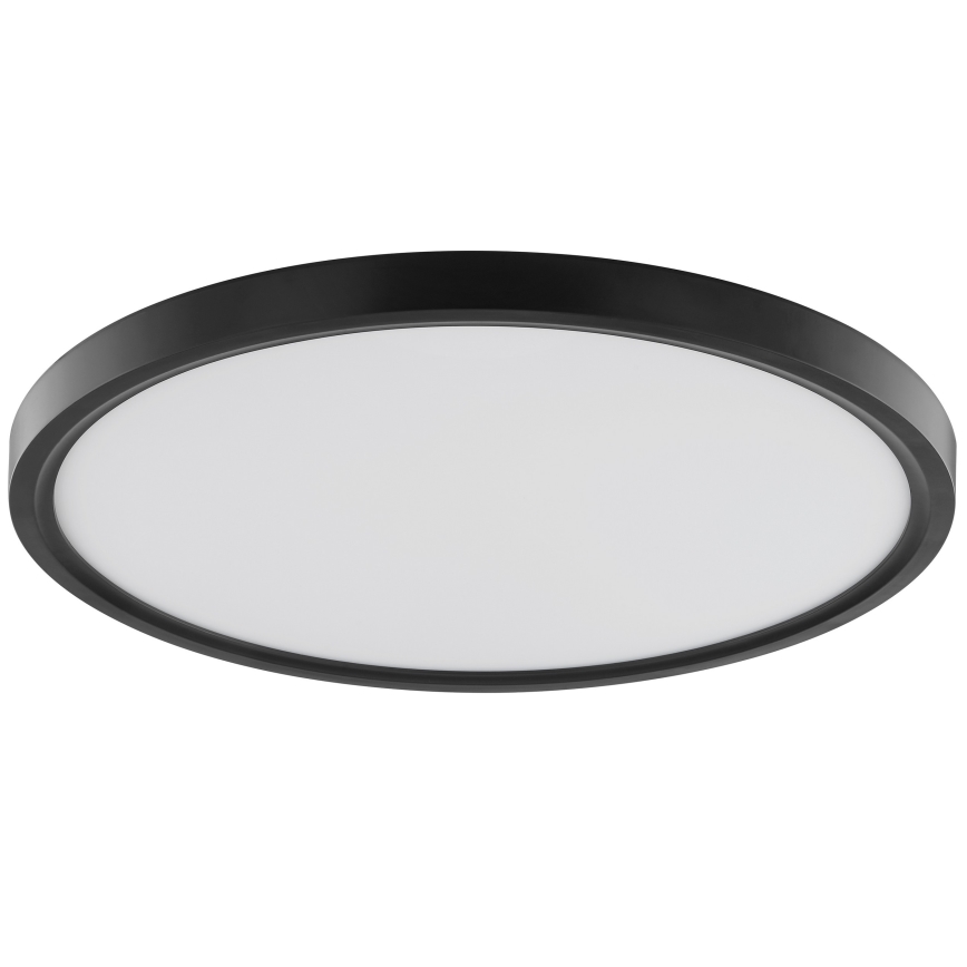 Brilliant - Plafonnier LED avec capteur de mouvement et capteur crépusculaire GALO LED/26W/230V Ø 40 cm noir