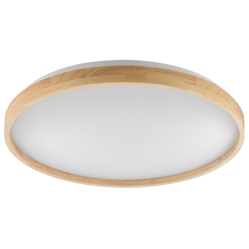 Brilliant - Plafonnier LED dimmable ALSON LED/21W/230V 3000-6500K Ø 49,5 cm bois d'hévéa + télécommande