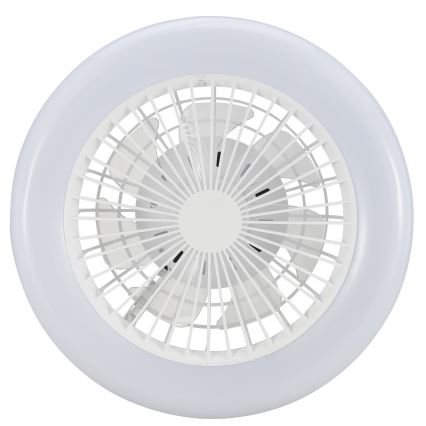 Brilliant - Plafonnier LED dimmable avec ventilateur MONTERO LED/20W/230V 2700-6500K Ø 42 cm blanc + télécommande