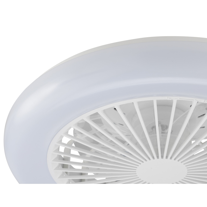 Brilliant - Plafonnier LED dimmable avec ventilateur MONTERO LED/20W/230V 2700-6500K Ø 42 cm blanc + télécommande