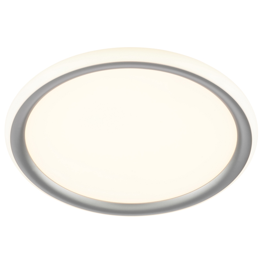 Brilliant - Plafonnier LED dimmable CARLOZ LED/16W/230V Ø 30 cm blanc/ gris