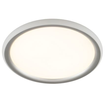 Brilliant - Plafonnier LED dimmable CARLOZ LED/16W/230V Ø 30 cm blanc/ gris