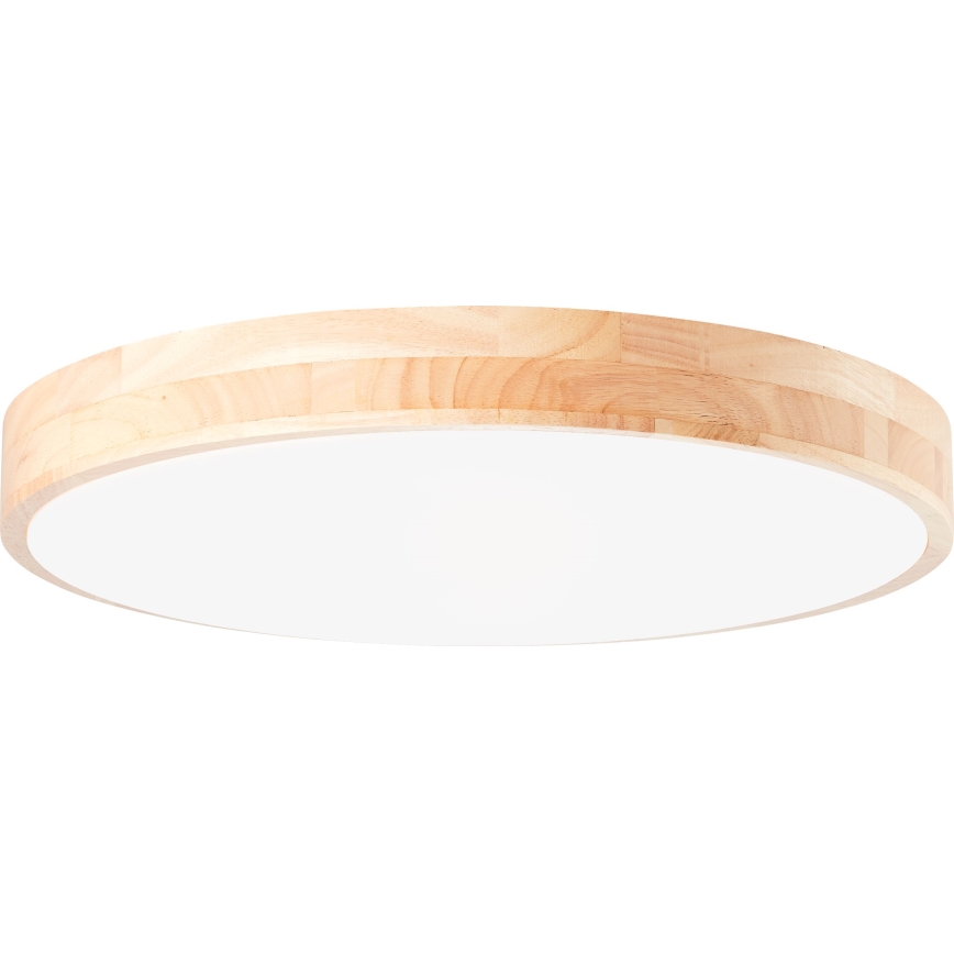 Brilliant - Plafonnier LED dimmable SLIMLINE LED/60W/230V 3000-6500K Ø 45 cm en bois d'hévéa + télécommande