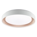 Brilliant - Plafonnier LED dimmable WALDO LED/24W/230V 3000-6500K Ø 38,5 cm blanc/or rose + télécommande