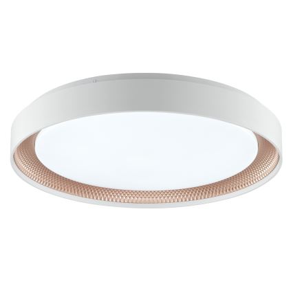 Brilliant - Plafonnier LED dimmable WALDO LED/36W/230V 3000-6500K Ø 48,5 cm blanc/or rose + télécommande