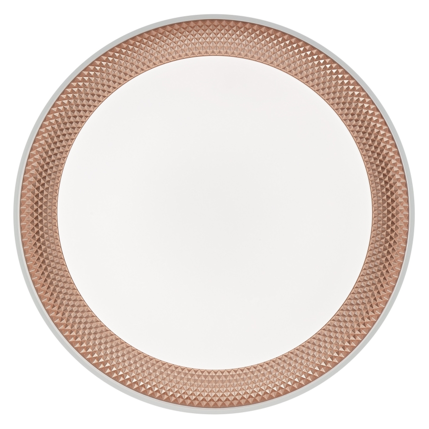 Brilliant - Plafonnier LED dimmable WALDO LED/36W/230V 3000-6500K Ø 48,5 cm blanc/or rose + télécommande